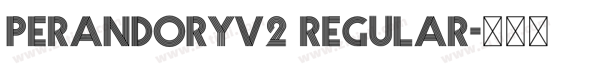 Perandoryv2 Regular字体转换